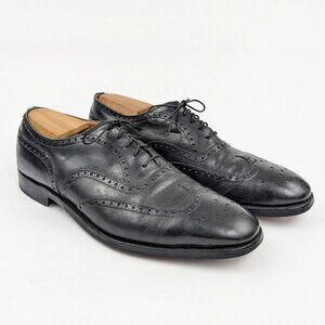 Churchs Mens Shoes Size 10.5 Black Wingtip Church's